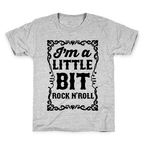 I'm A Little Bit Rock N' Roll Pair 2 Kids T-Shirt