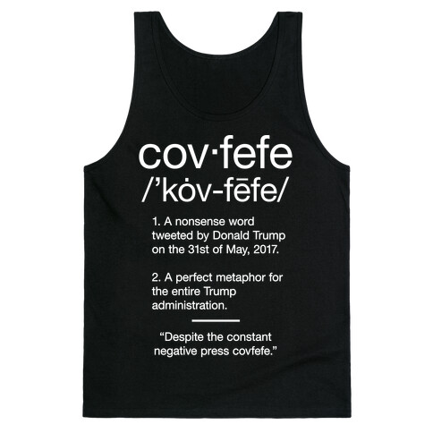 Covfefe Definition Tank Top