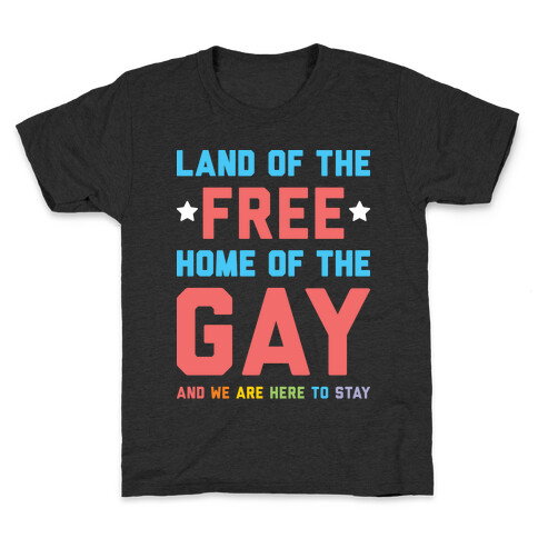 Land Of The Free Home Of The Gay Kids T-Shirt