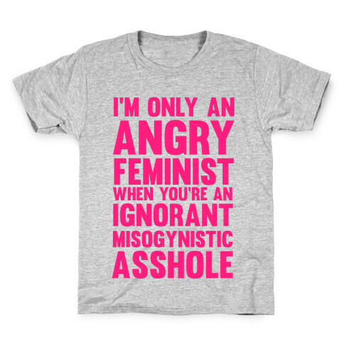 Angry Feminist Kids T-Shirt