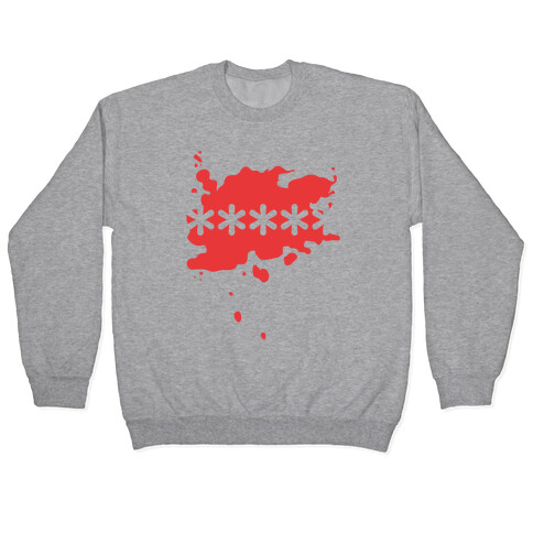 Futaba Red Splatter Pullover