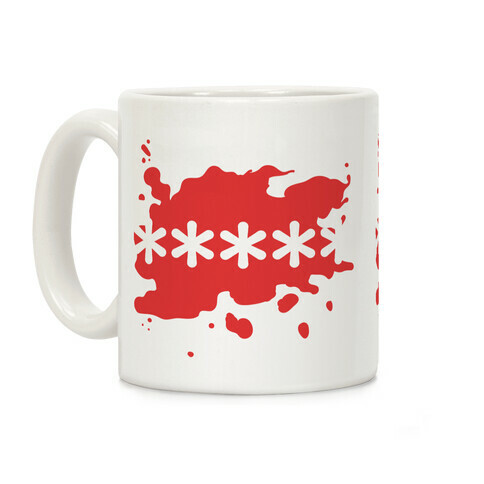 Futaba Red Splatter Coffee Mug