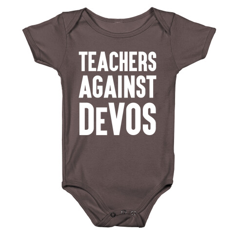 Teachers Against DeVos Baby One-Piece