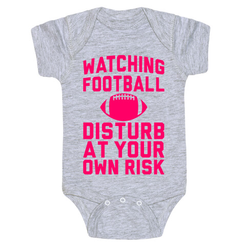 Watching Football Baby One-Piece