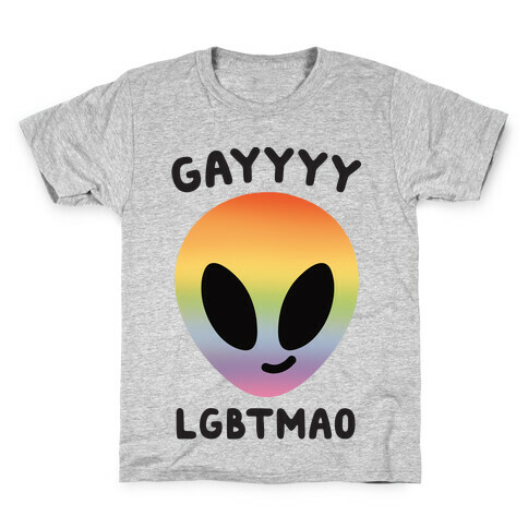 Gayyyy Lgbtmao Kids T-Shirt