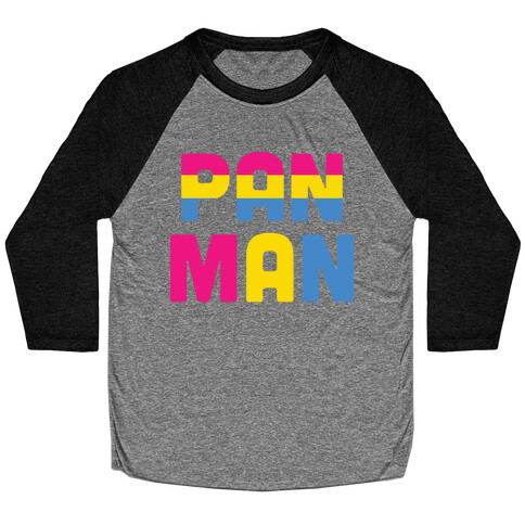 Pan Man Baseball Tee