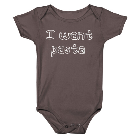 I Want Pasta Baby One-Piece
