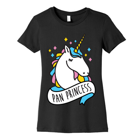 Pan Princess Unicorn Womens T-Shirt