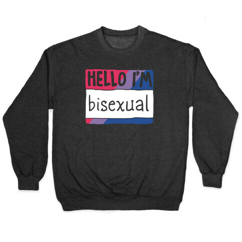 Hello I'm Bisexual Pullover