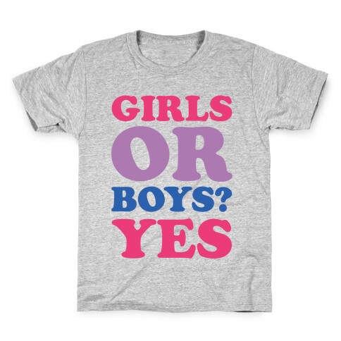 Girls Or Boys? Yes Kids T-Shirt