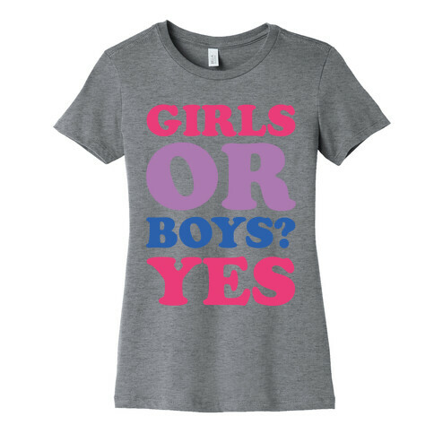 Girls Or Boys? Yes Womens T-Shirt