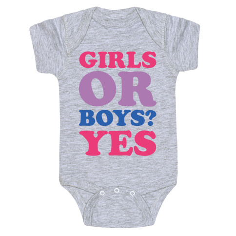 Girls Or Boys? Yes Baby One-Piece