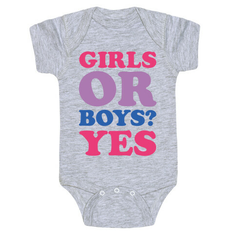 Girls Or Boys? Yes Baby One-Piece