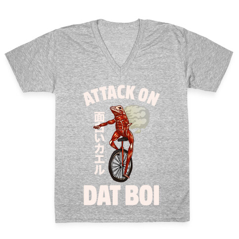 Attack on Dat Boi V-Neck Tee Shirt