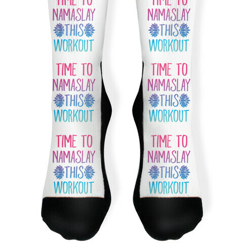 Time To Namaslay This Workout Sock