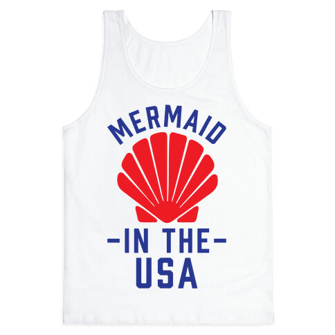 Mermaid In The USA Tank Top