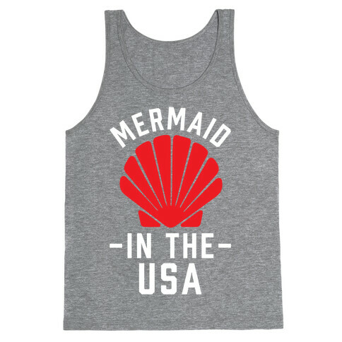 Mermaid In The USA Tank Top