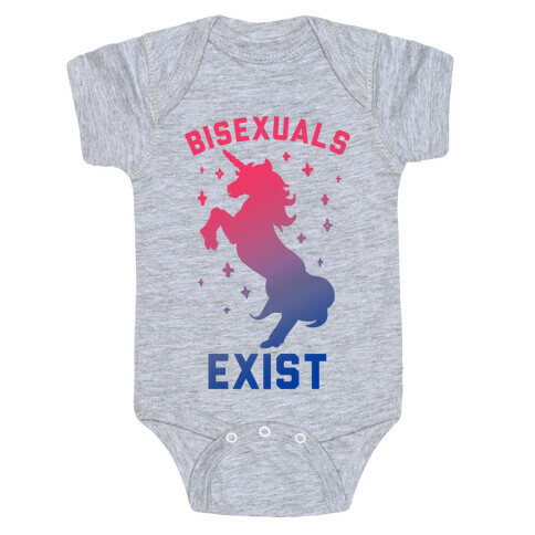 Bisexuals Exist Unicorn Baby One-Piece