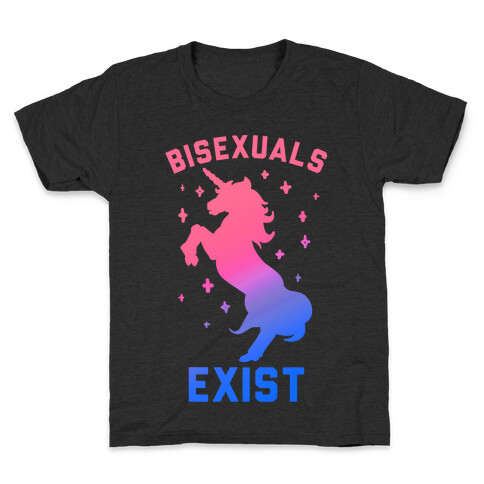 Bisexuals Exist Unicorn Kids T-Shirt