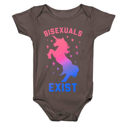 Bisexuals Exist Unicorn Baby One-Piece