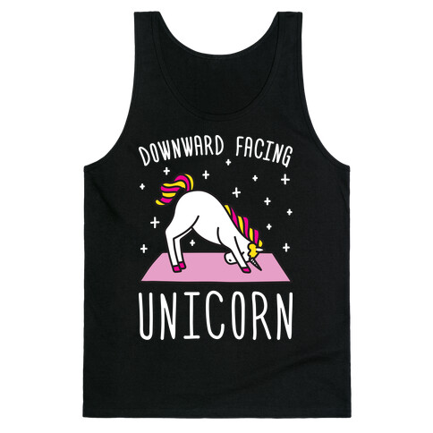 Downward Facing Unicorn Tank Top