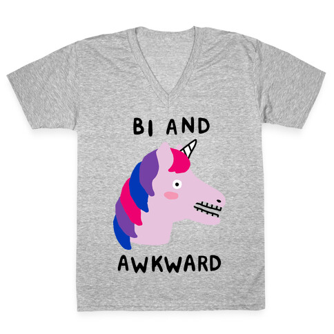 Bi And Awkward V-Neck Tee Shirt