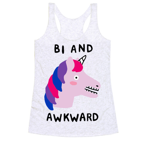 Bi And Awkward Racerback Tank Top