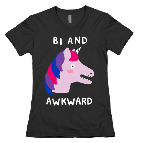 Bi And Awkward Womens T-Shirt