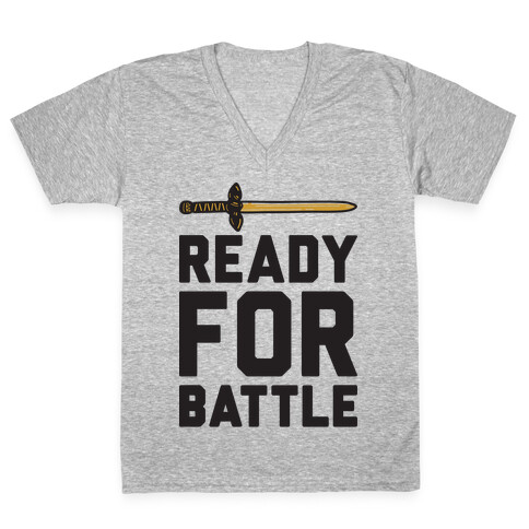 Ready For Battle V-Neck Tee Shirt