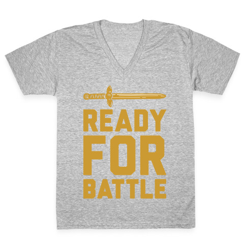 Ready For Battle V-Neck Tee Shirt