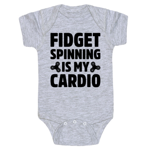 Fidget Spinning Is My Cardio Baby One-Piece