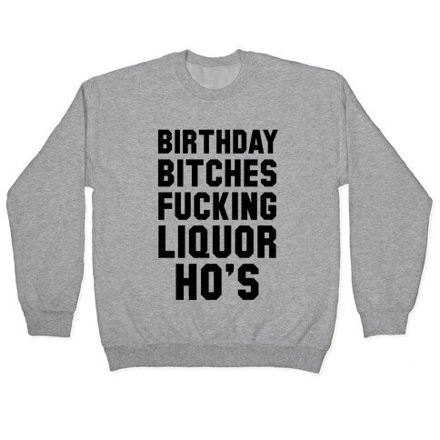 Real Birthday Party Pullover