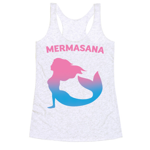 Mermasana Parody Racerback Tank Top