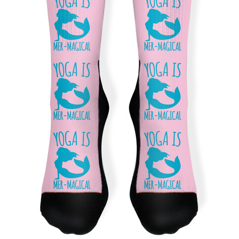 Yoga Is Mer-Magical Sock