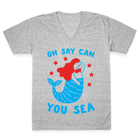 Oh Say Can You Sea V-Neck Tee Shirt