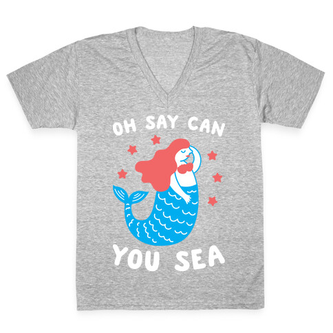 Oh Say Can You Sea V-Neck Tee Shirt