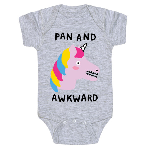 Pan And Awkward  Baby One-Piece