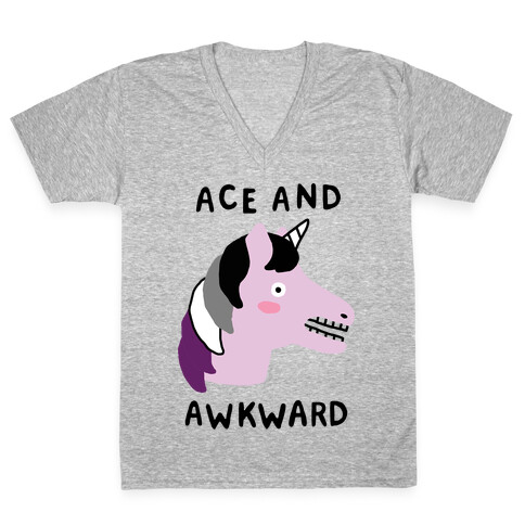 Ace And Awkward V-Neck Tee Shirt