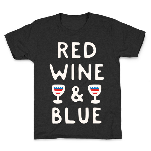 Red Wine And Blue Kids T-Shirt