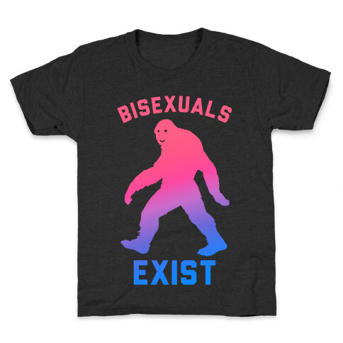 Bisexuals Exist Sasquatch Kids T-Shirt