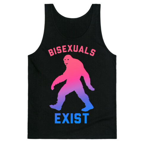 Bisexuals Exist Sasquatch Tank Top