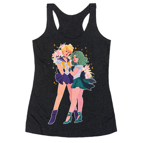 Sailor Neptune & Sailor Uranus Racerback Tank Top