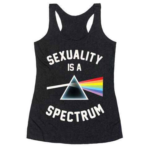 Sexuality is a Spectrum Racerback Tank Top