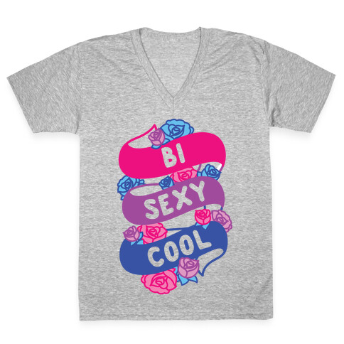 Bi Sexy Cool V-Neck Tee Shirt