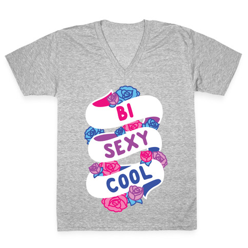 Bi Sexy Cool V-Neck Tee Shirt