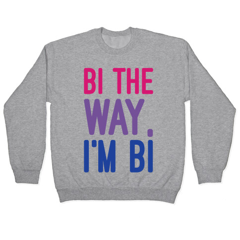 Bi The Way I'm Bi Pullover
