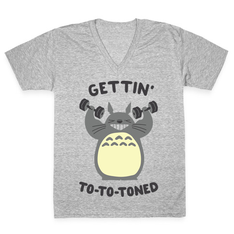 Gettin' Tototoned V-Neck Tee Shirt