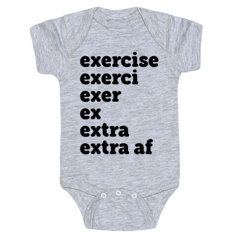 Exercise Extra AF Baby One-Piece