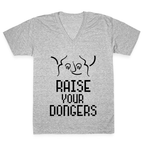 Raise Your Dongers V-Neck Tee Shirt