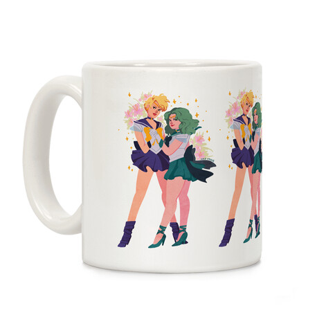 Sailor Neptune & Sailor Uranus Coffee Mug